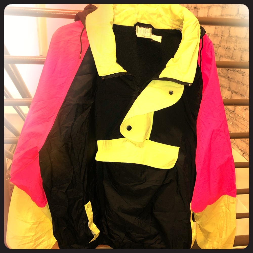 Old school windbreaker Seattle Blues brand size XL